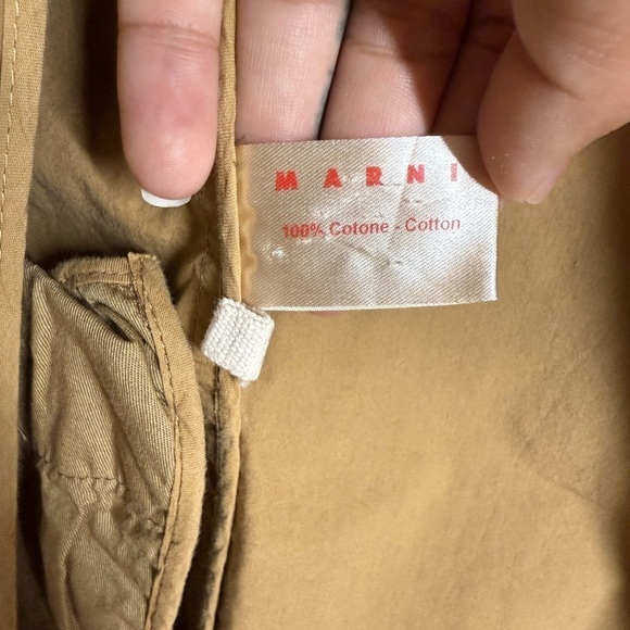 Marni Open Front Trench Jacket Coat Size US 6 - Picture 5 of 7